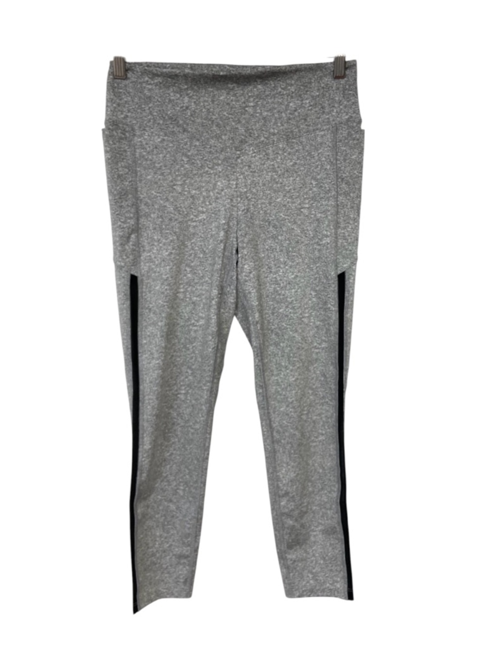 Victoria's Secret PINK Leggings Women’s L Heather Gray Side Mesh Active